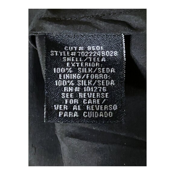 Y2K Silk Slip Dress 6 Cowl Bias Lace Asymmetric Whimsygoth HOCO Formal 100% Silk - Picture 7 of 8